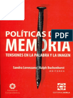 Políticas de La Memoria PDF