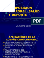 Composición Corporal Salud y Deporte - Lic Karina Gavini