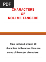 Characters of Noli