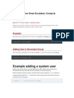 Removing User From Secondary Group in Linux