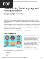 Understanding Body Language and Facial Expressions