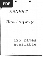 Ernest Hemingway FBI File PDF