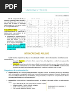 Historia Clínica Toxicológica y Síndromes Tóxicos