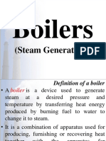 Boilers: (Steam Generators)