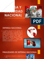 Defensa y Seguridad Nacional