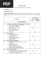 Course Outline Etech