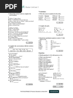 Revision Test Starter Unit