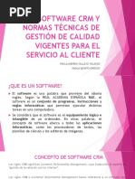 Software CRM y Normas Técnicas de Gestión de (Autoguardado)