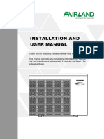 Installation and User Manual