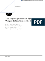 NASA Weight Estimation