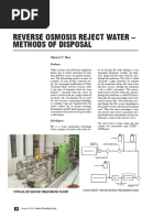 201608-26-Reverse Osmosis Reject Water - Methods of Disposal