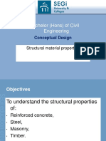 Structural Materials Properties