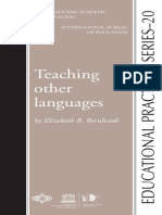 Teaching Other Languages: by Elizabeth B. Bernhardt