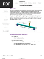 Design Optimization: University of Alberta