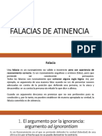 Falacias de Atinencia Diapositivas