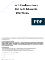 Fundamentos de La Educación Diferencial