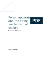 1-Poison Apparatus & Biting Mechanism of Snake