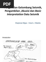 Pengenalan Gelombang Seismik, Pengambilan, Akusisi Dan Basic