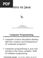 Java Intro