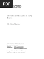 Simulation and Evaluation of Slurry Erosion