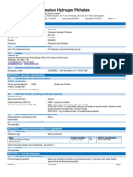 Potassium Hydrogen Phthalate: Safety Data Sheet