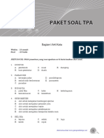 Soal CPNS Dan Pembahasan - TIU Paket 5