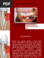 Periodontal Pocket: Presented by - Srishti Srivastava BDS