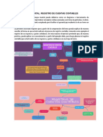 Mapa Mental Registro de Cuentas Contables