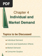 Individual and Market Demand