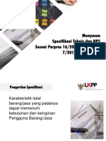 Spek Dan HPS Sesuai Perpres 16 Tahun 2018