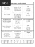 Measures-English, Metric, and Equivalents