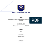 Informe Sobre Los Bancos Comerciales Yo Múltiples en La República Dominicana