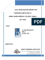 Final Soil Report of Shimla