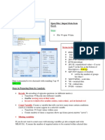 SPSS Notes: Open Files / Import Data From Excel