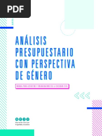 Guía - Análisis Presupuestario Con Perspectiva de Género