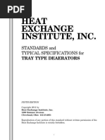 Heat Exchange Institute, Inc.: Standards and Typical Specifications For