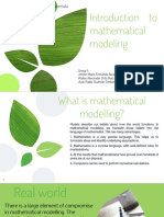 Introduction To Mathematical Modeling