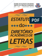 Estatuto Do Diretório Acadêmico Do Curso de Letras UNEB Campus IX Barreiras