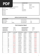 Point Comparison Report