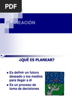 Planeación e T o