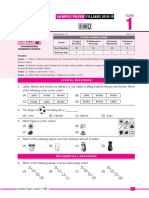 Class-1 Maths Test Paper