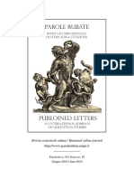 Issue Nr. 19: 08. Storia Dell'endecasillabo Infame. "Sudate, o Fochi, A Preparar Metalli" - Francesco Samarini (Indiana University - Bloomington)