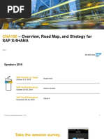 Overview, Road Map, and Strategy For Sap S/4Hana: Public