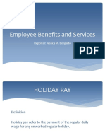 Employee Benefits and Services