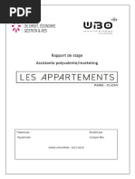 Les Appartements de Paris Clichy Rapport de Stage PDF