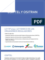 Osiptel y Ositran