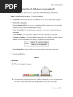 Plan de Clase Probabilidad de Un Suceso