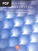 Holland - 2004 - El Orden Oculto - Cómo La Adaptación Crea La Complejidad PDF