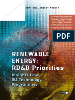 Renewable Energy: RD&D Priorities: Insights From IEA Technology Programmes