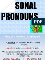 Personal Pronouns